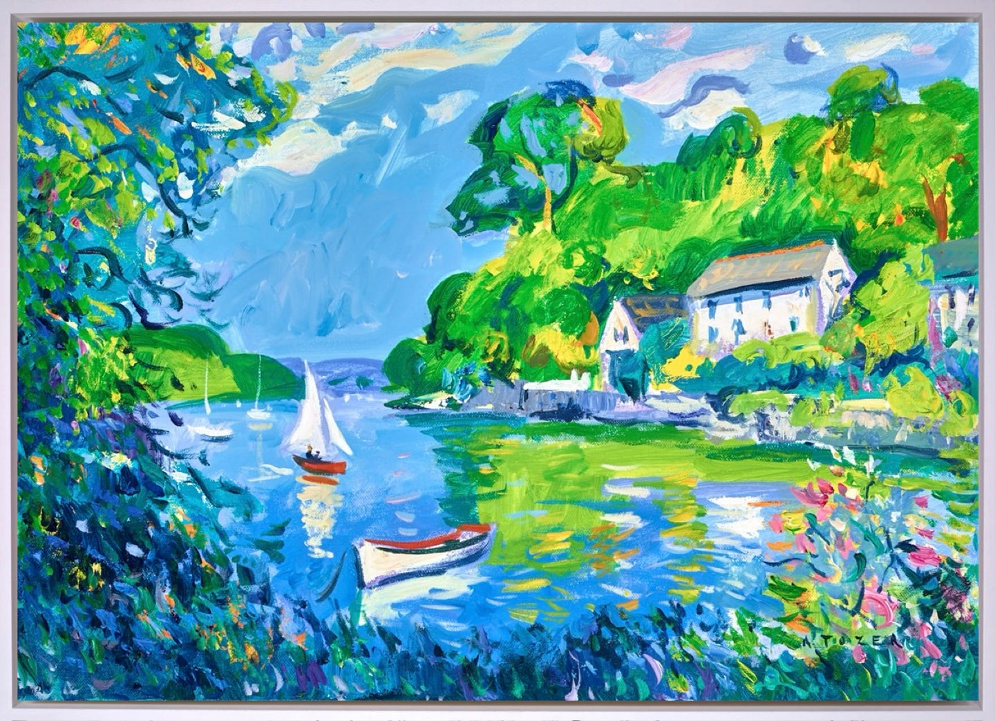 A Great Day Sailing (Helford Village)