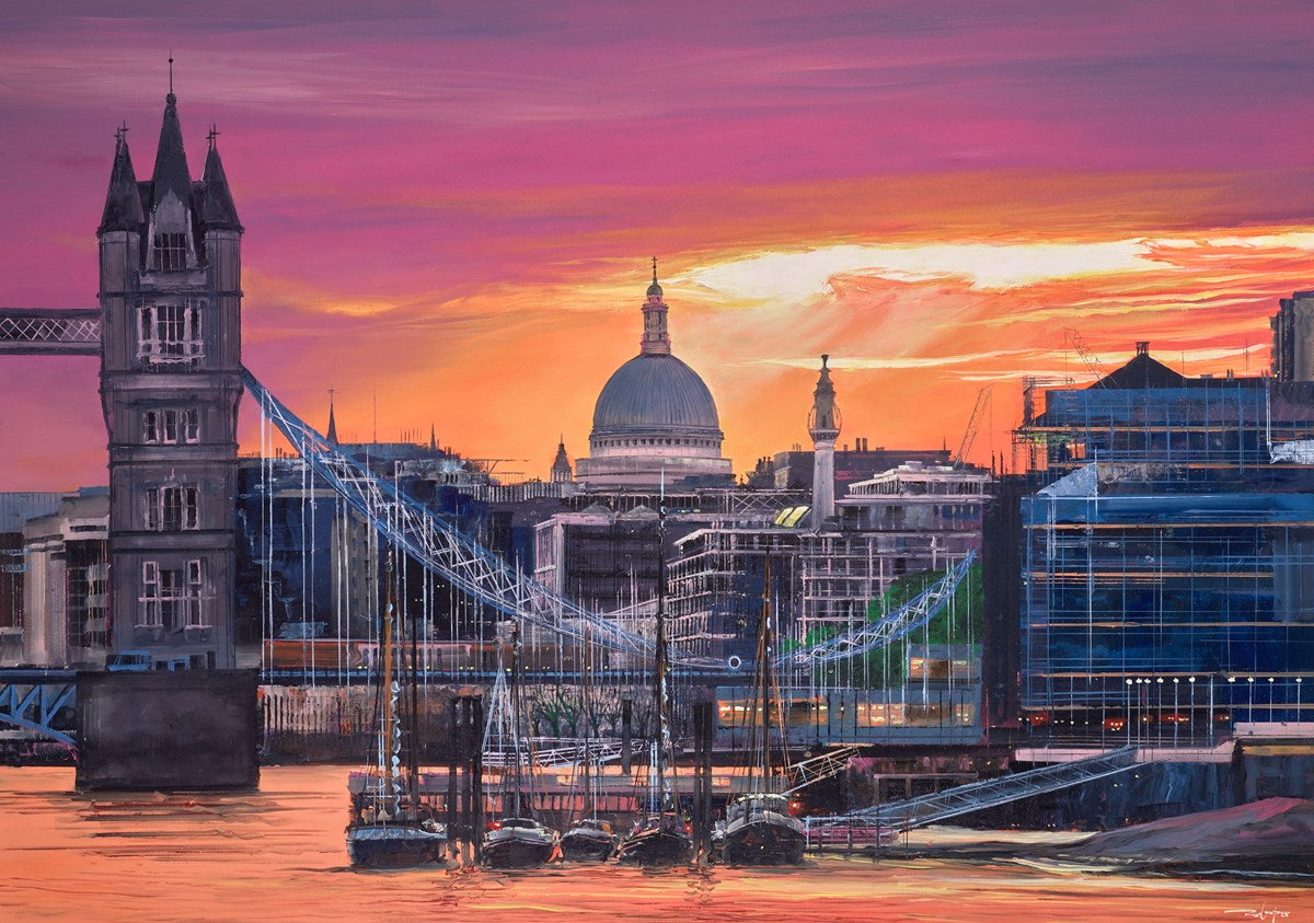 Sunset Over The Bridge