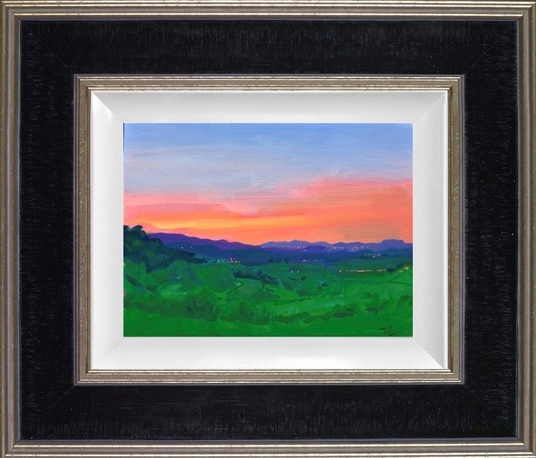 Cold hands, warm skies (Framed)