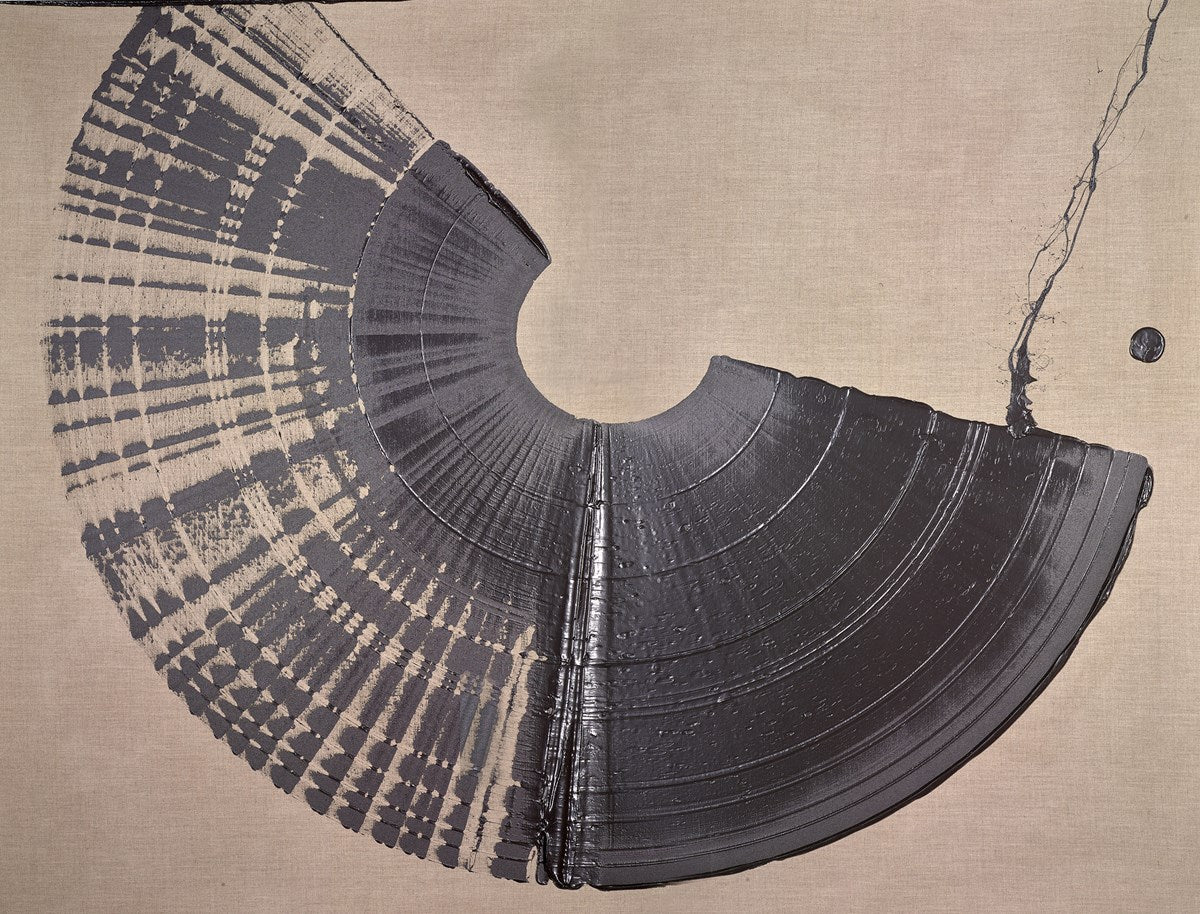 Large Brushstroke - Black