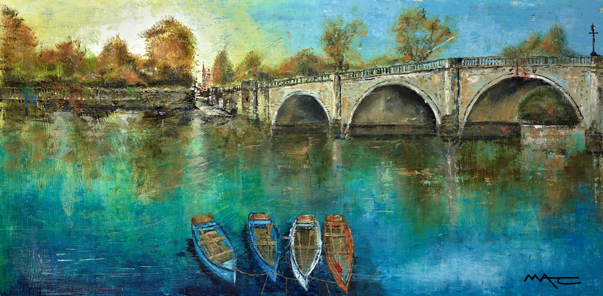 Moored at Richmond Bridge