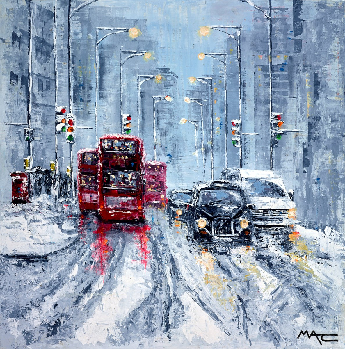 Winter Commute, London