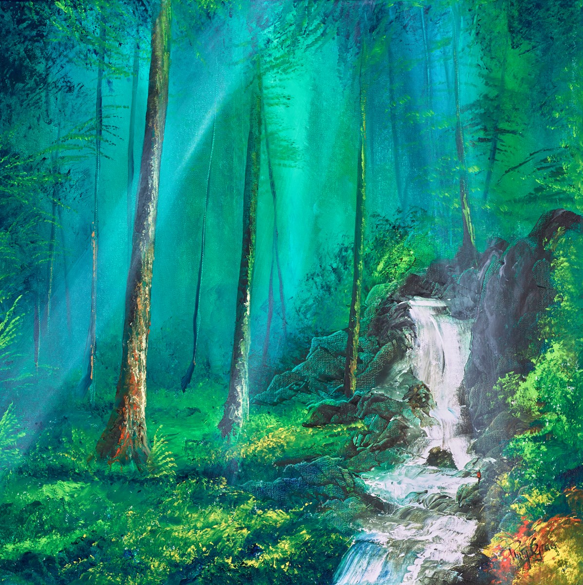 Woodland Waterfall III