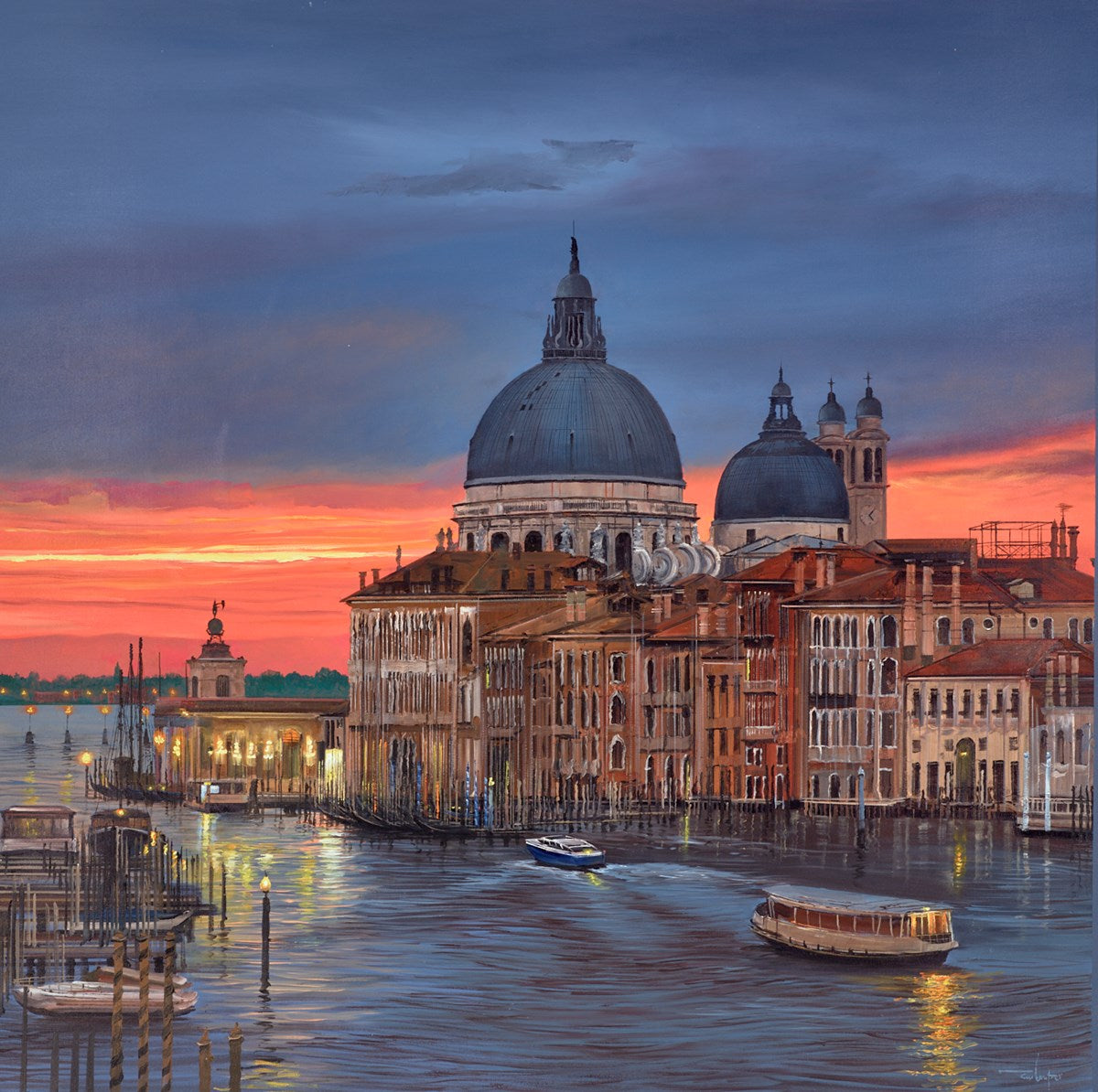 Twilight over Venice