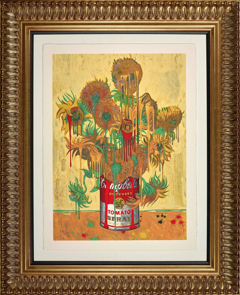 Drip Flowers (Framed)