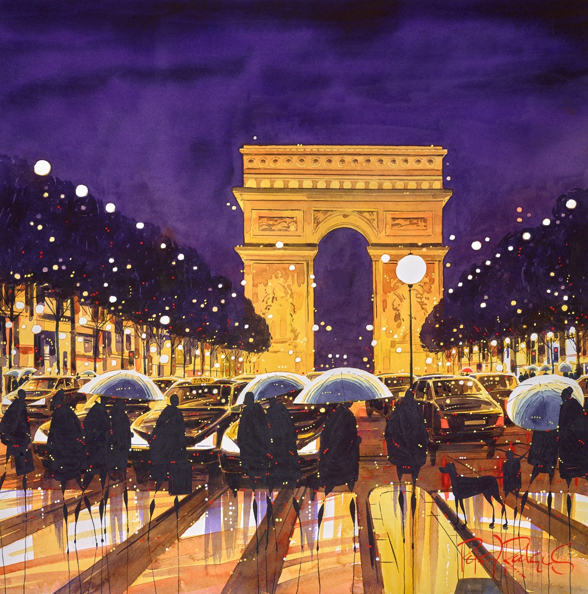 Evening Crossing - Paris