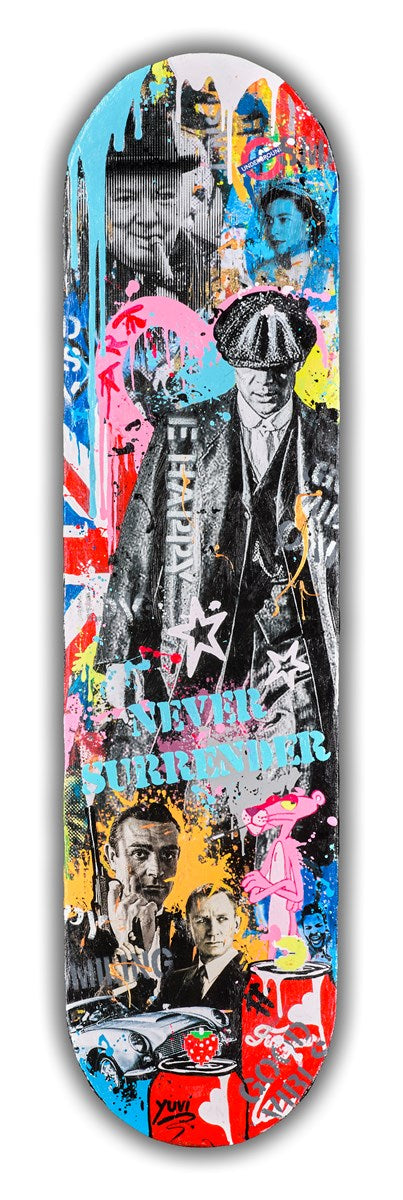 Never Surrender - Skateboard