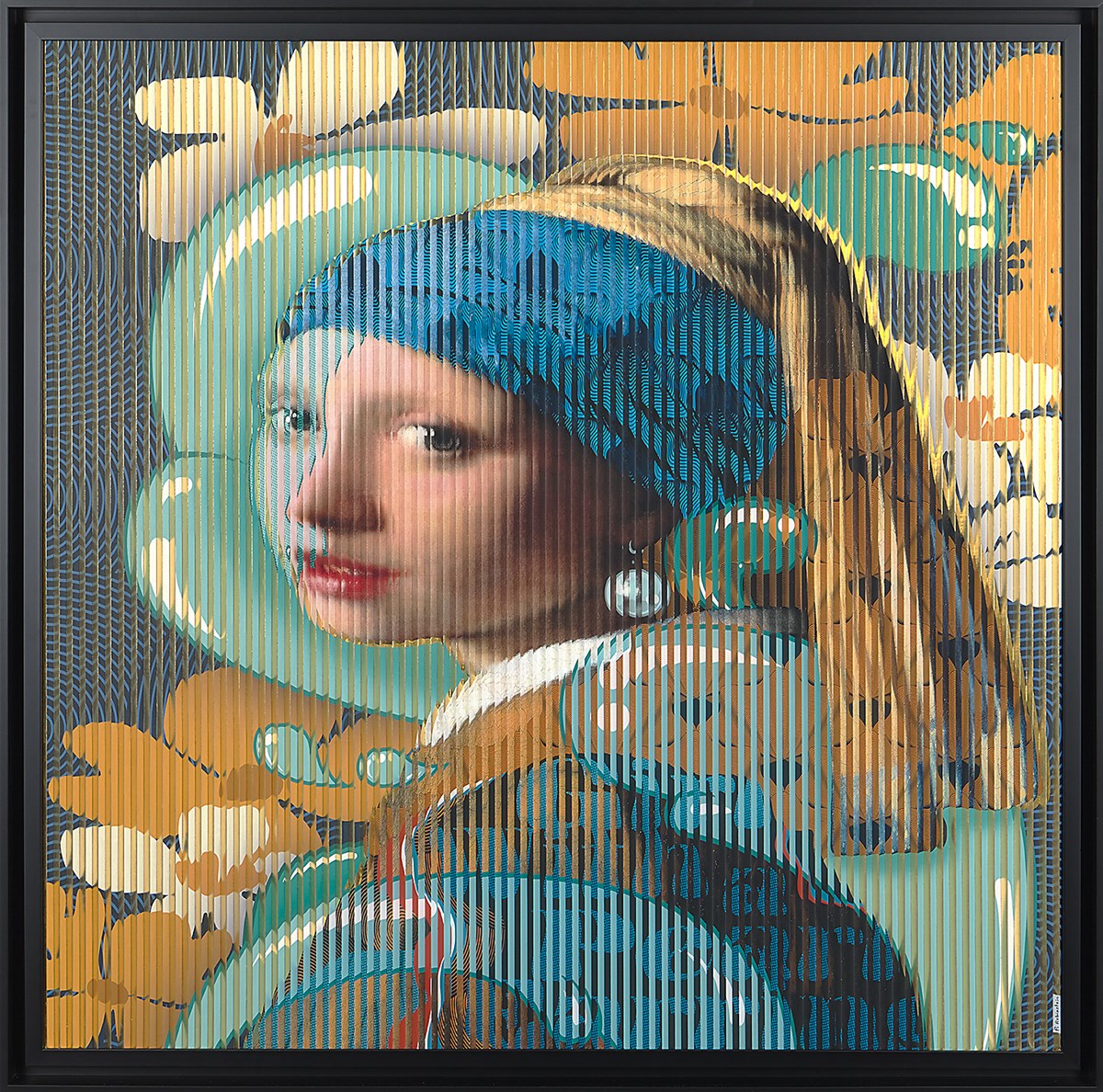 Pearl in Blue and Yellow