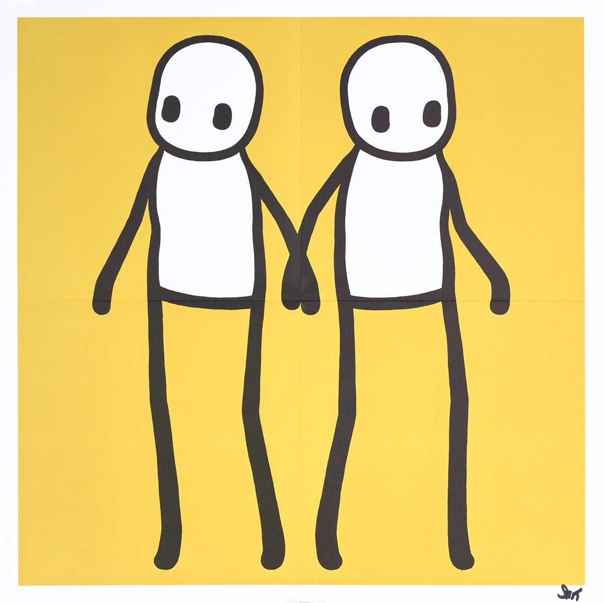 Holding Hands (Yellow)