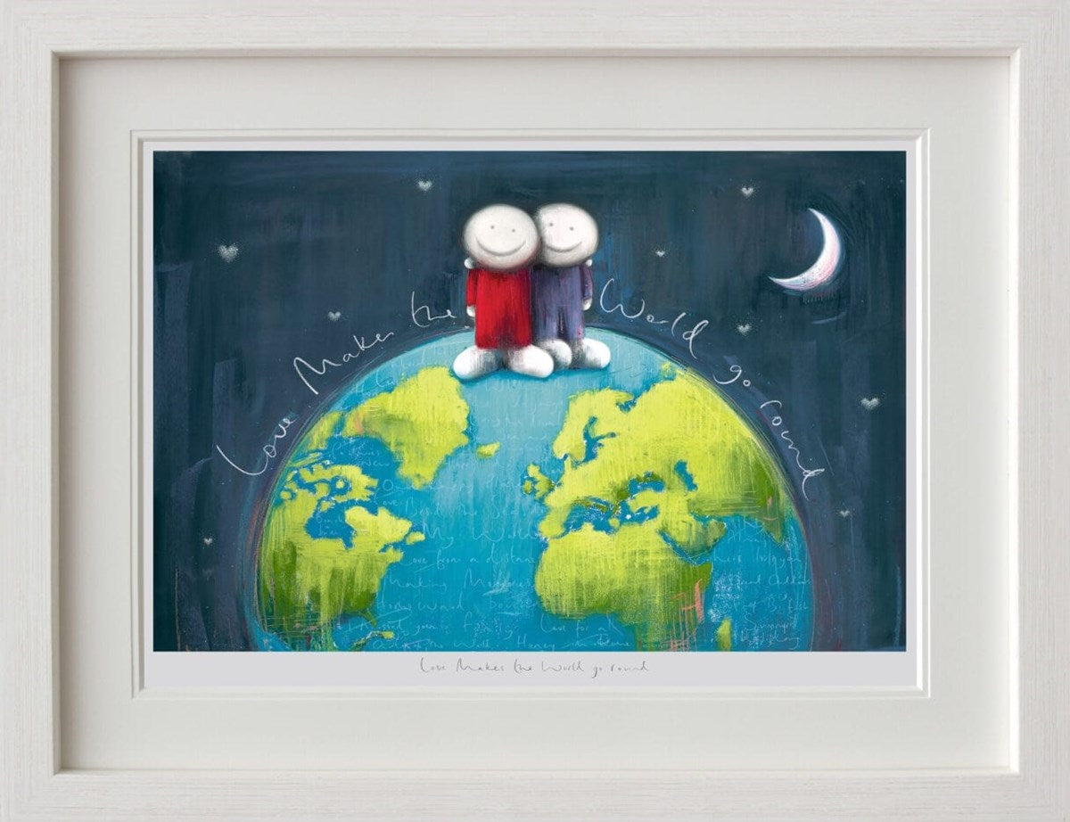 Love Makes the World Go Round (Framed)