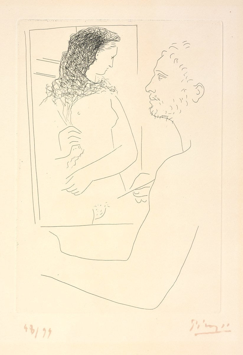 Peintre Devant Son Tableau