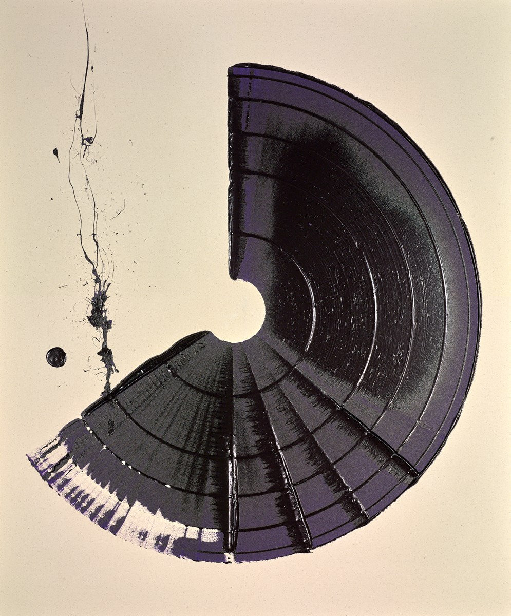 Large Brushstroke - Purple