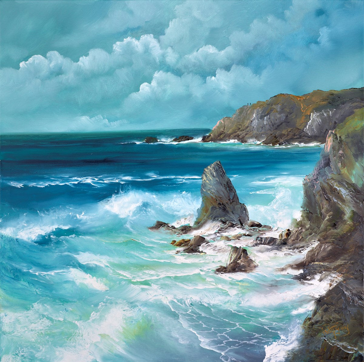 Standing on the Rocks II