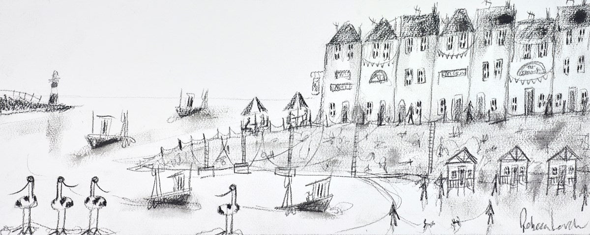 Houses at the Harbour (sketch)