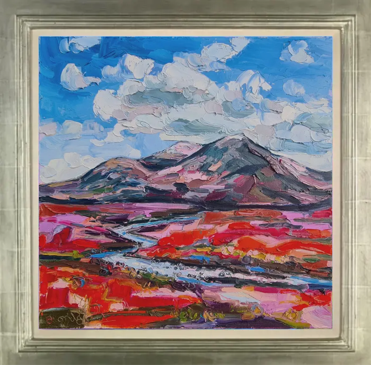 Curve of the River, Glencoe (Framed)