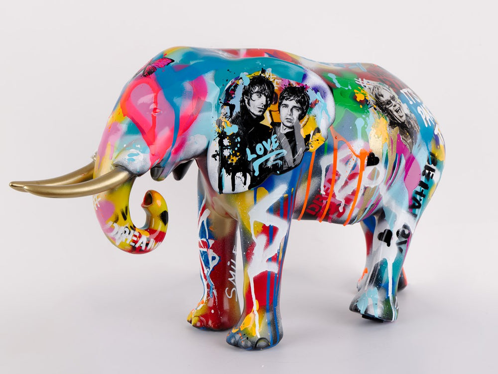 Keep Smiling - Elephant (Framed)