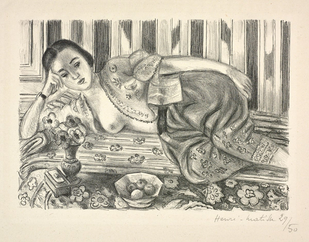 Odalisque a la Culotte de Satin Rouge, 1925