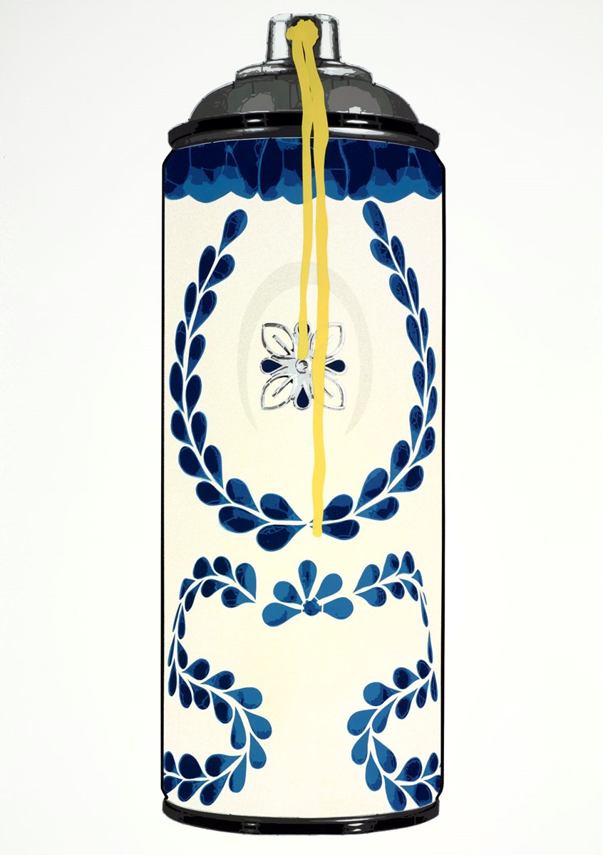Case Azul-emblem (yellow drip)