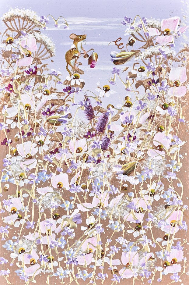Wildflowers and a Fieldmouse
