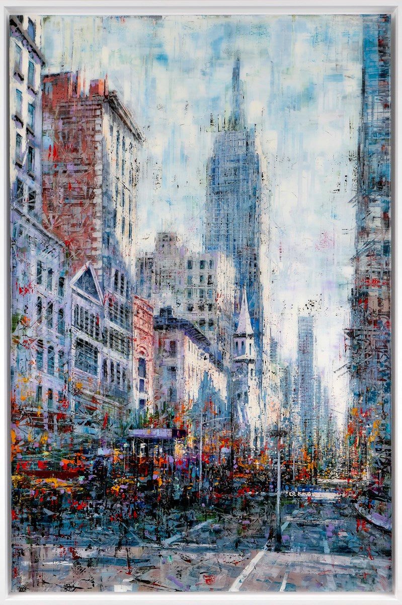 Sunny Day on NYC (Framed)