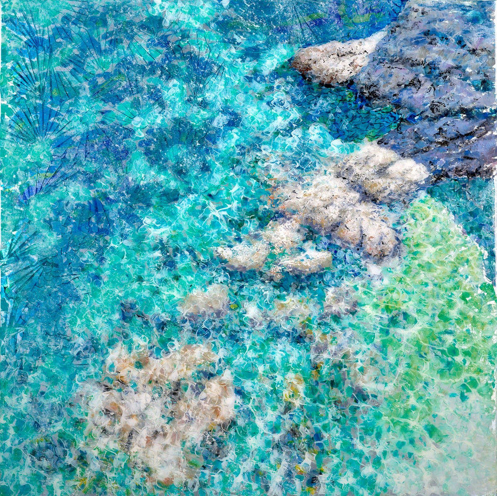 Shadow on the Yellow Greenish Sea