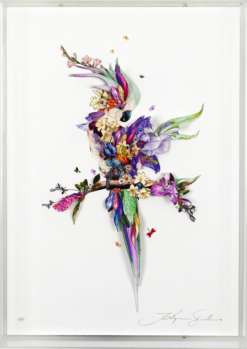 Botanical Tilda Gin Bird I (Framed)