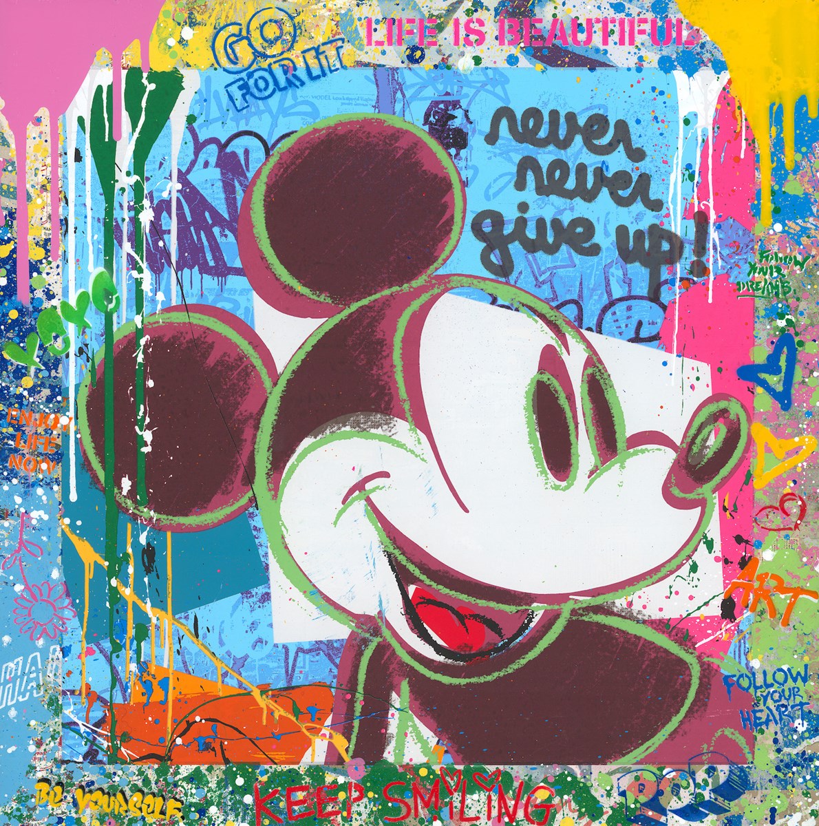 Bright Shades of Mickey - Never Never Give Up!