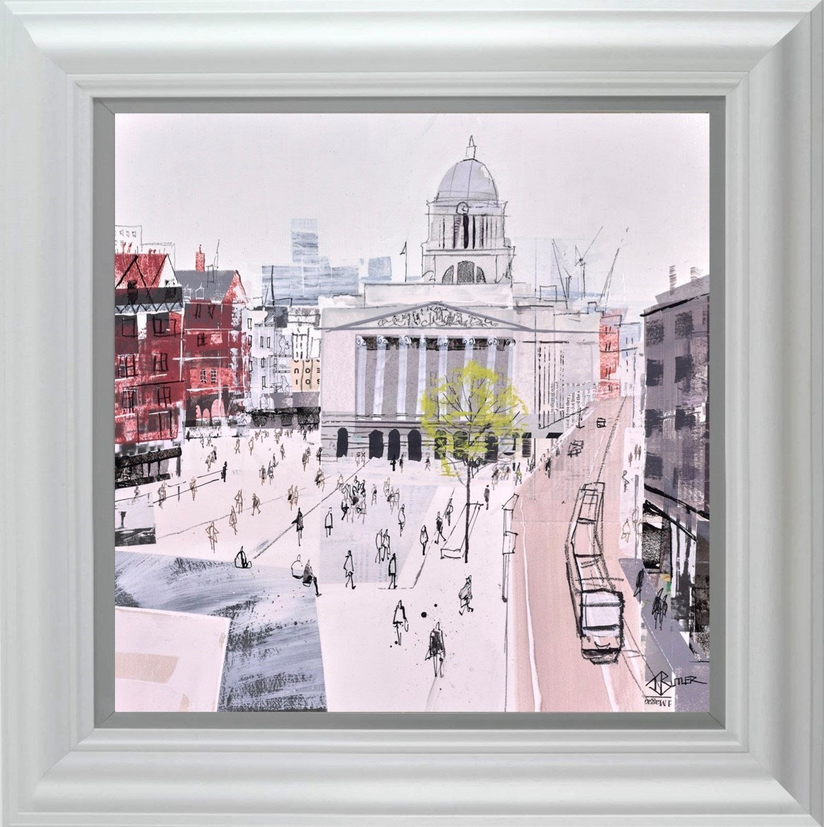 Forget-me-Notts Study (Framed)