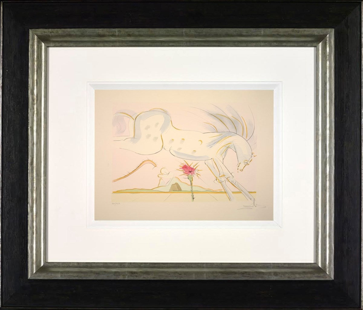 Le Cheval et le Loup (Framed)