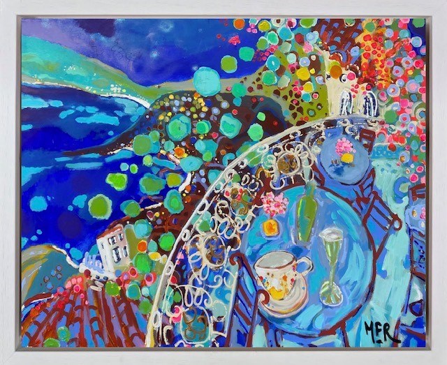 Tea and Bubbles, Le Chèvre D'or (Framed)
