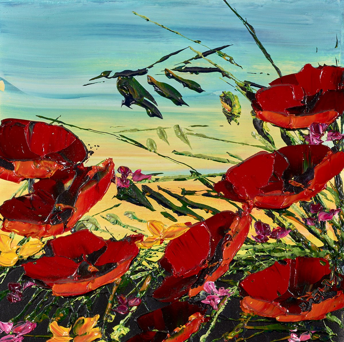 Flowers by the Beach