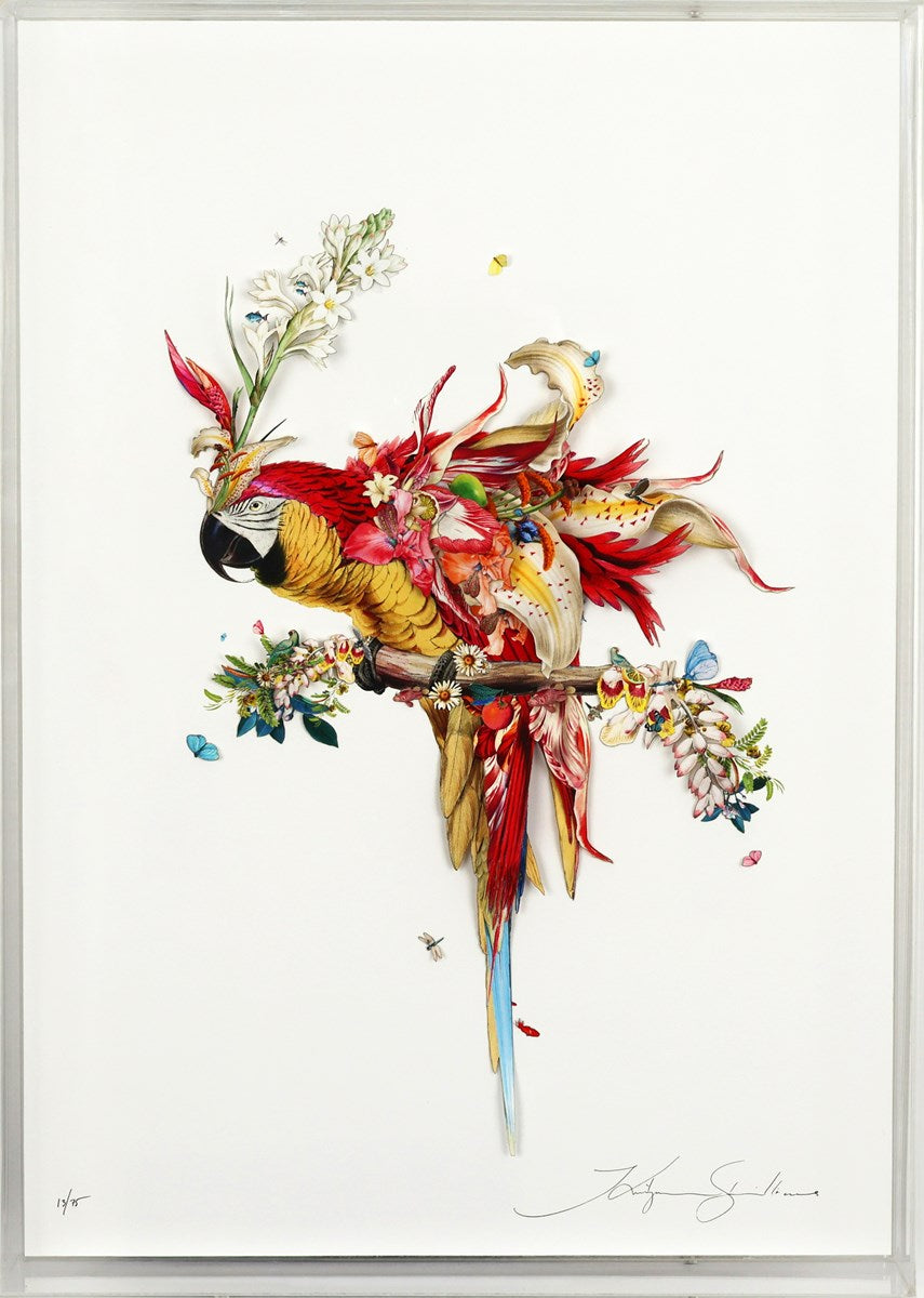 Botanical Harry Gin Bird II (Framed)