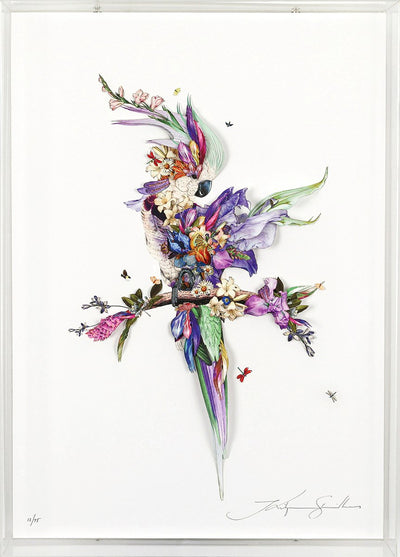 Botanical Tilda Gin Bird I (Framed)