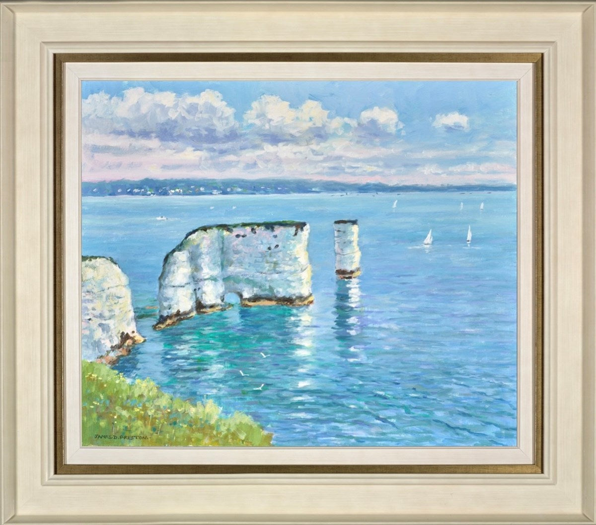 Old Harry Rock (Framed)