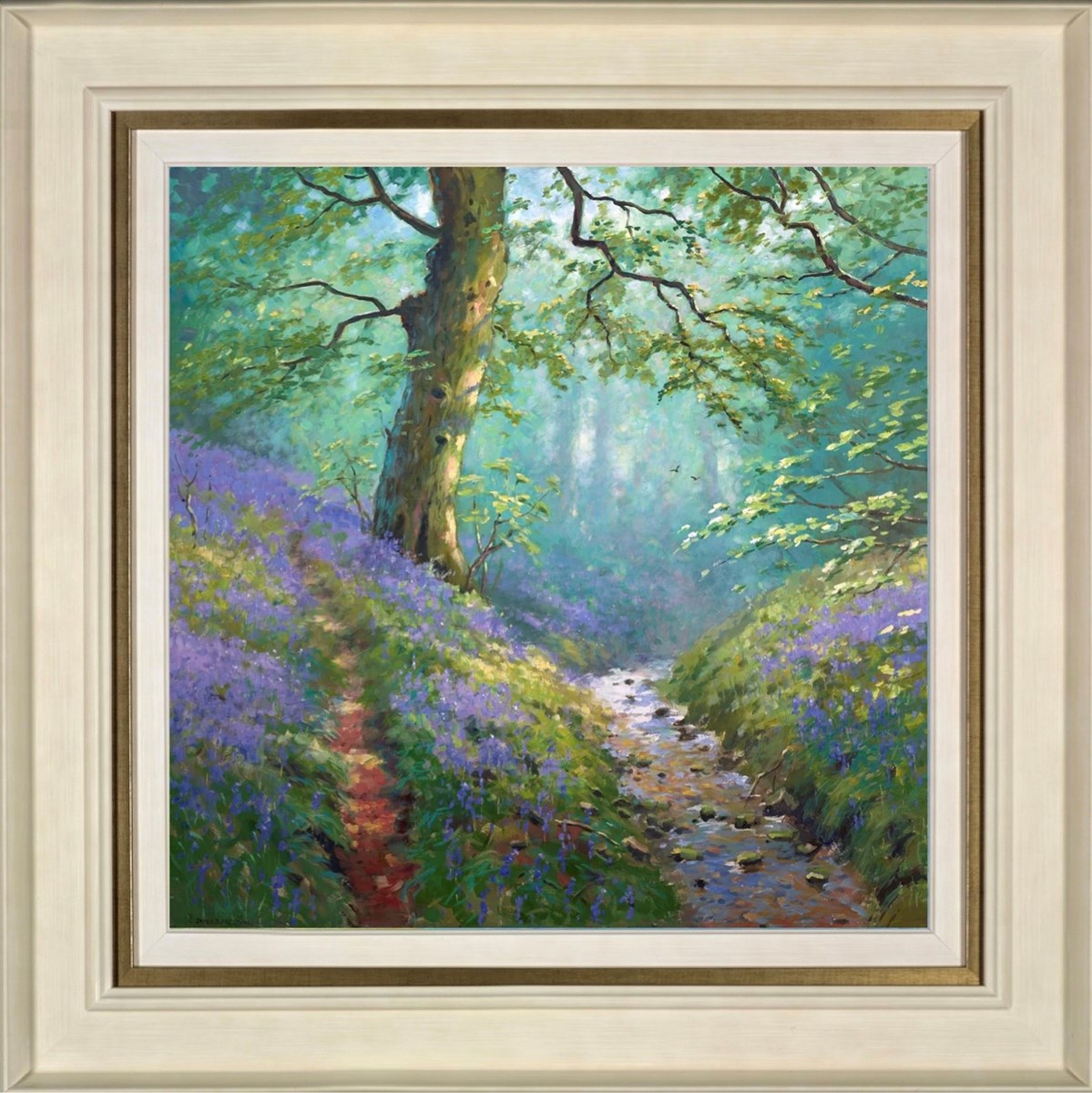 Bluebells Stream (Framed)