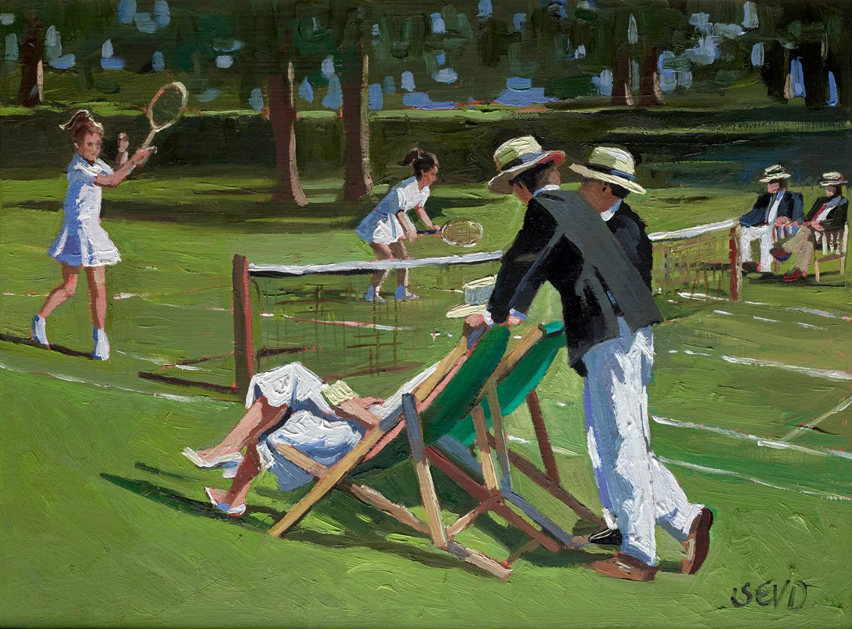 Study for Game of Tennis (Detail1)