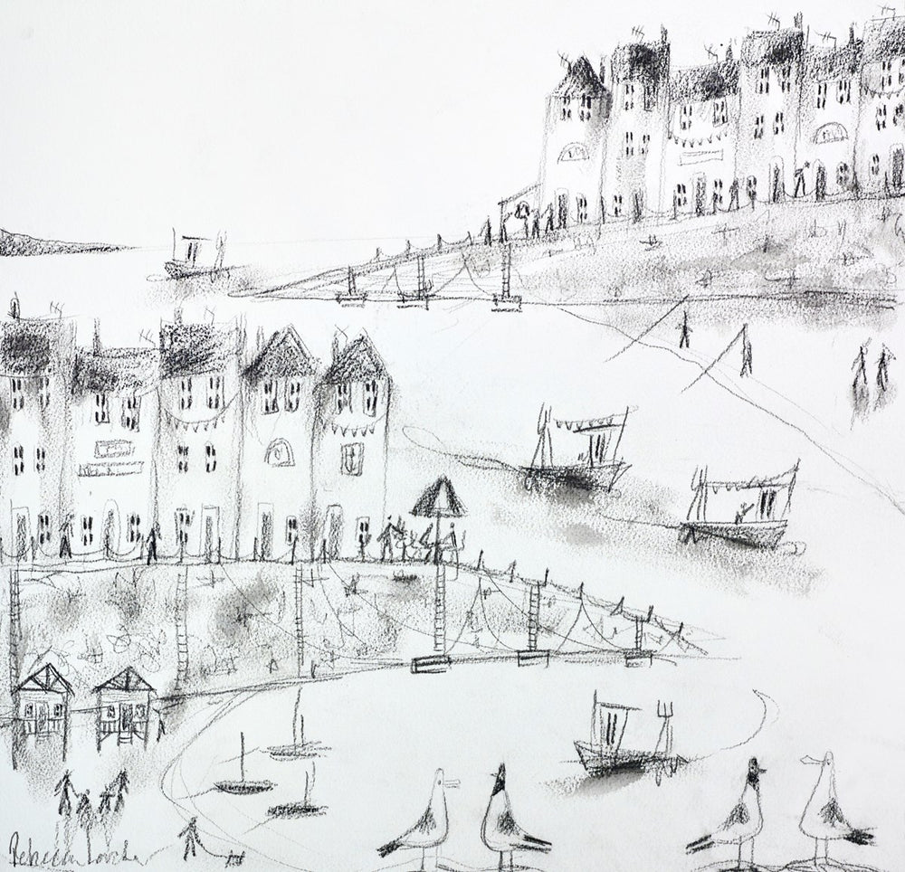 Houses at the Harbour V (sketch)