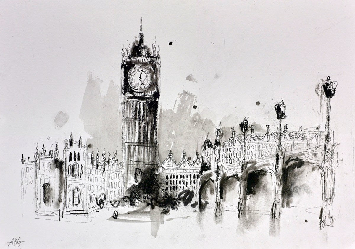 Elizabeth Tower , London (sketch)