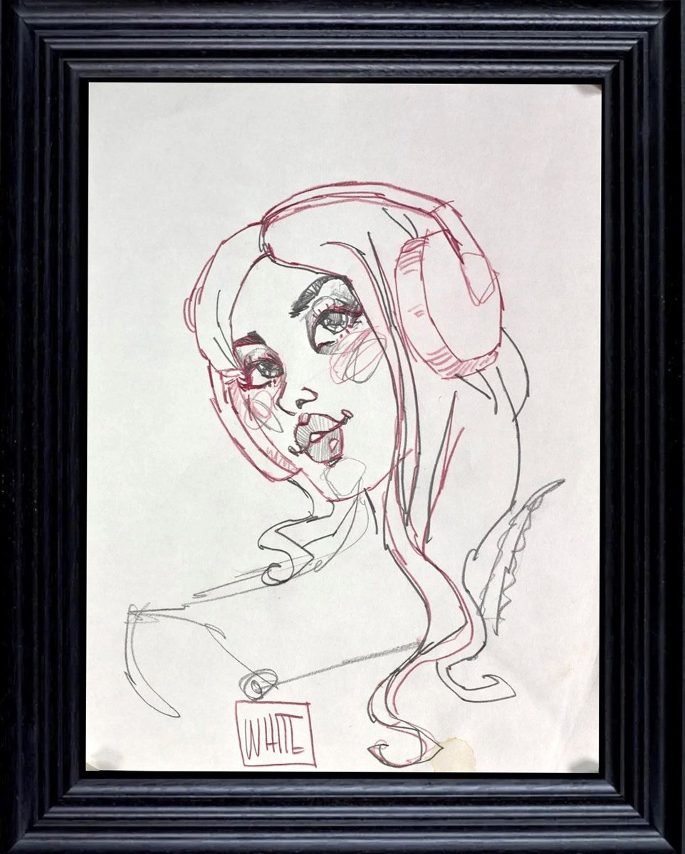 Rodeo Sketch (Framed)