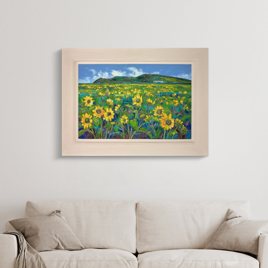 Sunflowers At Rhossili, Gower Peninsula