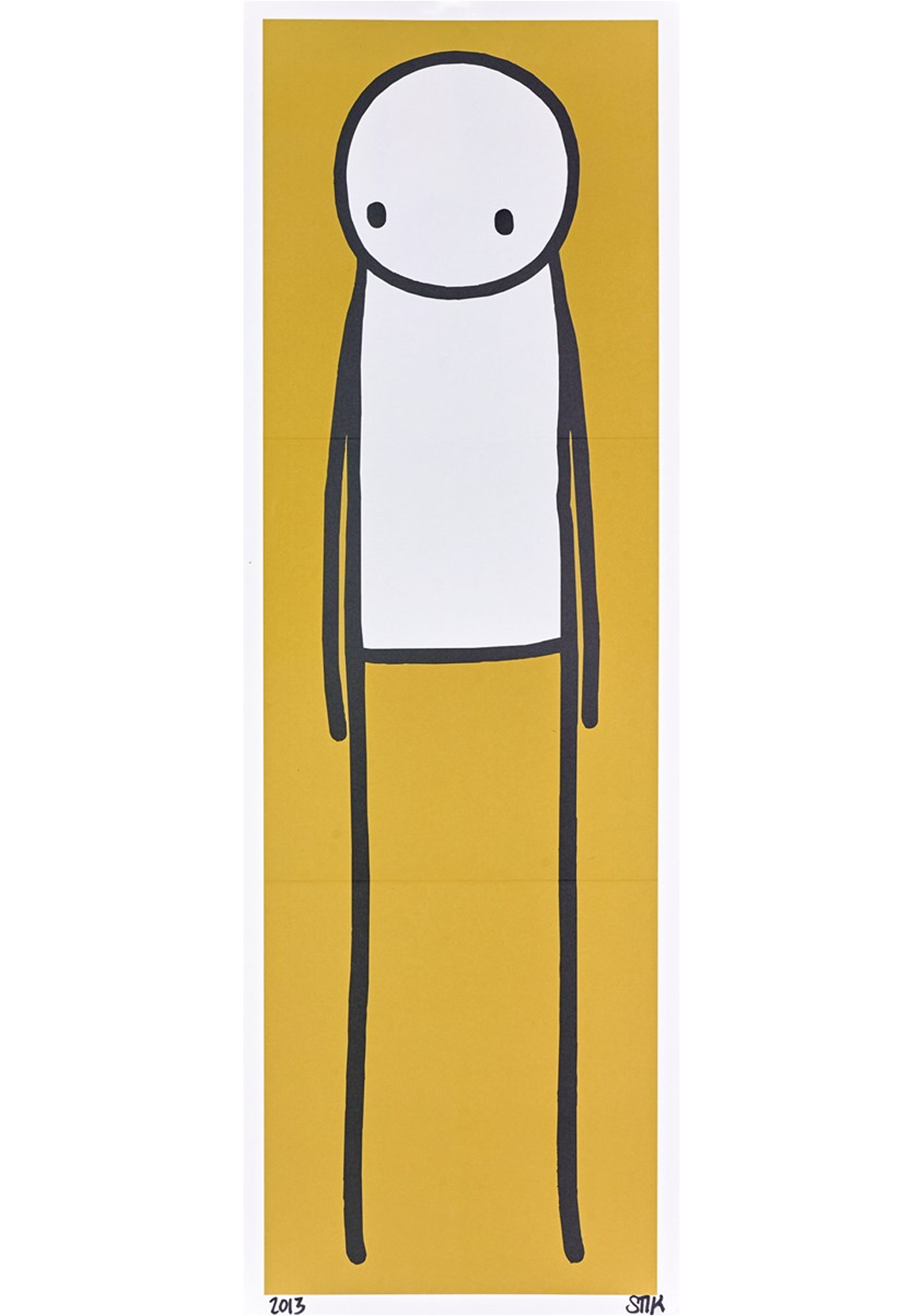 Standing Figure Yellow (UK Big Issue)