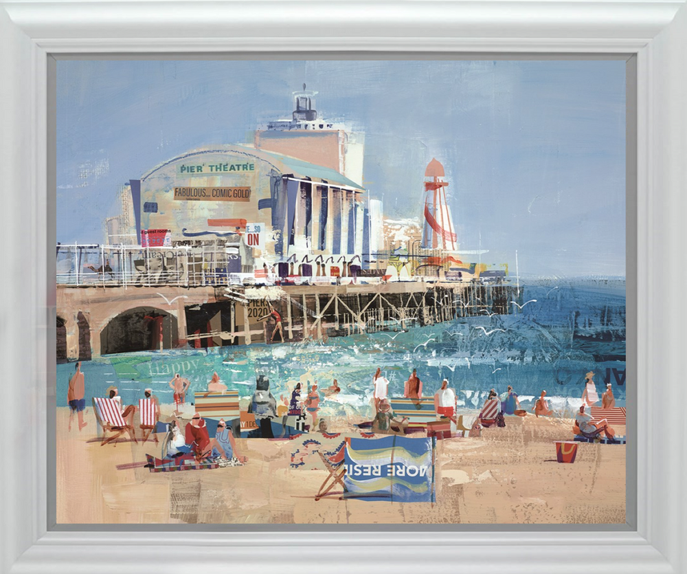 Bourne For The Beach (Framed)