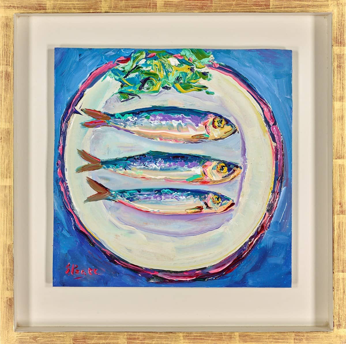 Three Little Herrings (Framed)