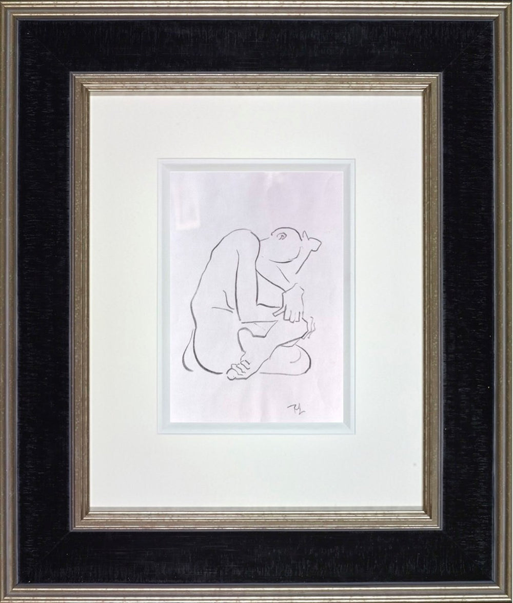 With line alone (Framed)