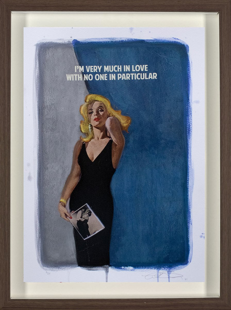I'm Very Much in Love (Blue) (Framed)
