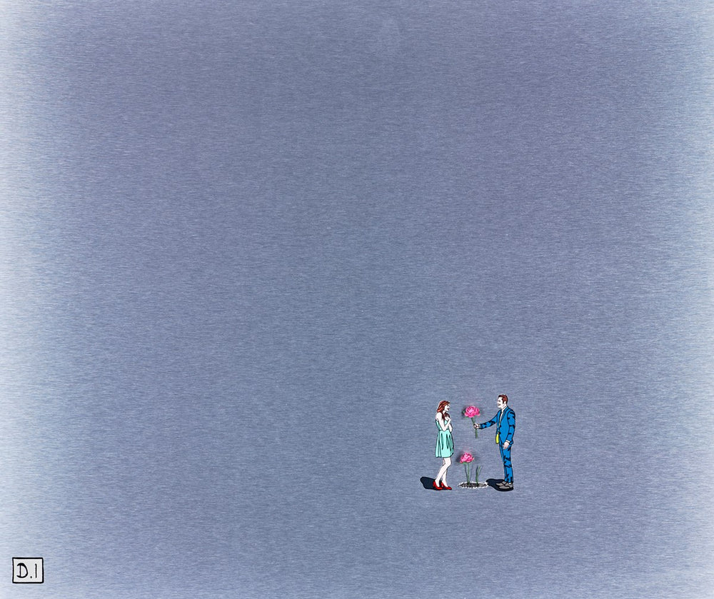 Man With Flowers V