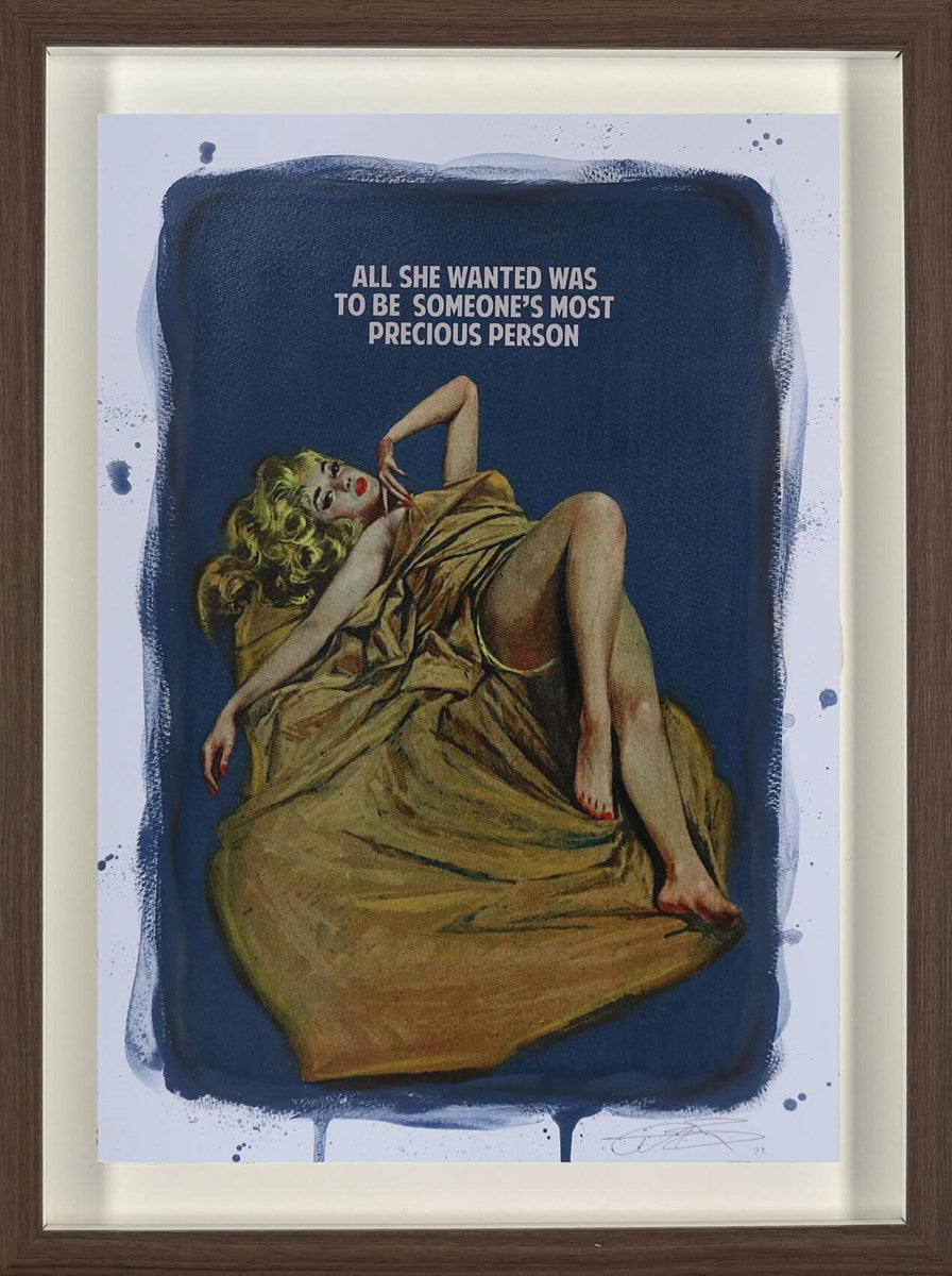 Precious Person (Blue) (Framed)