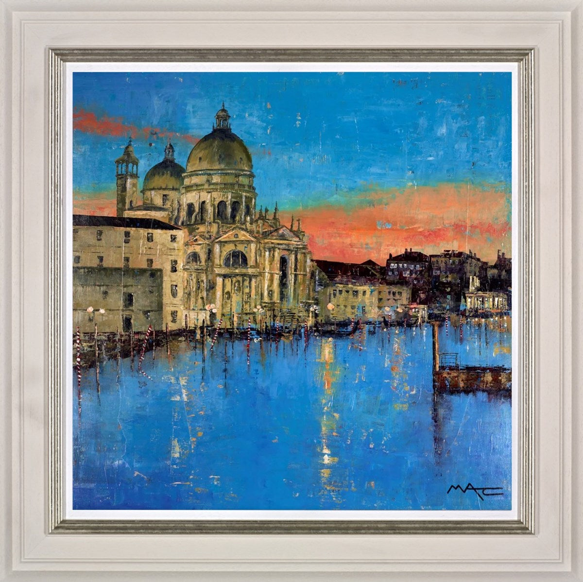 Love On The Water, Venice (Framed)