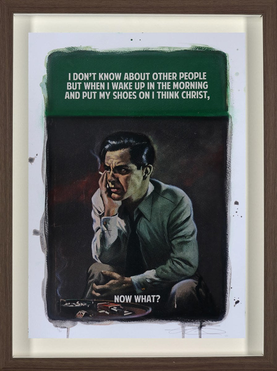 Christ, Now What? (Green) (Framed)