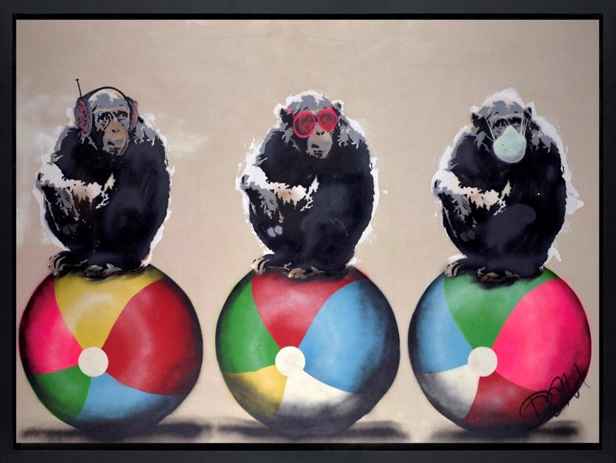 Hear No Evil, See No Evil, Speak No Evil (Framed)